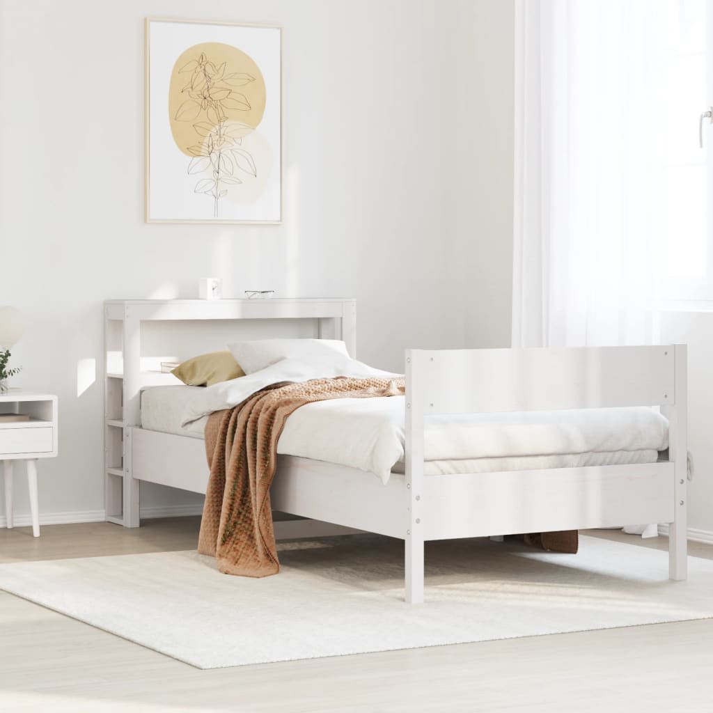 Bed Frame Without Mattress Small Single Solid Wood Pine