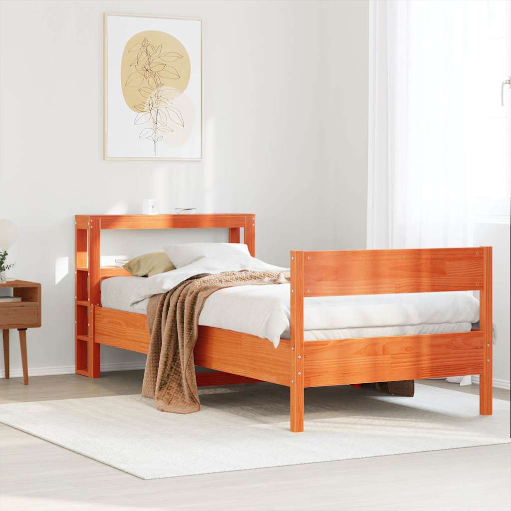 Bed Frame Without Mattress Small Single Solid Wood Pine