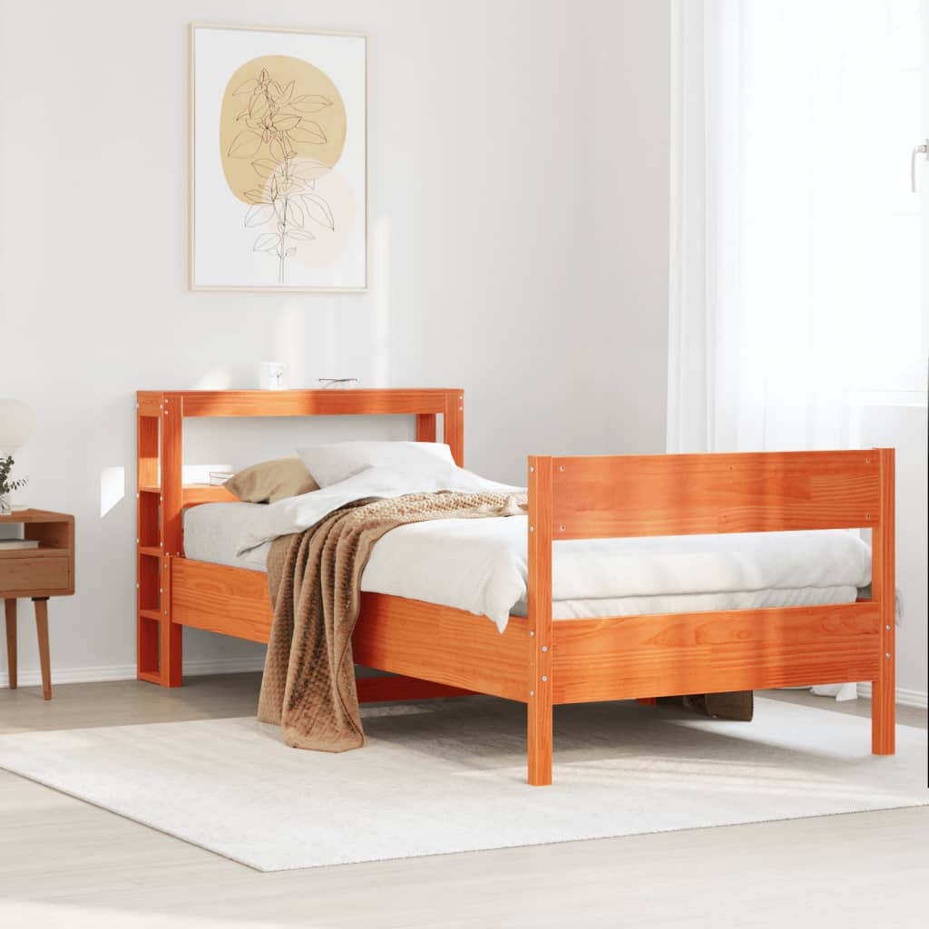 Bed Frame Without Mattress Small Single Solid Wood Pine