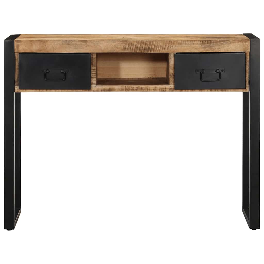 Console Table 100X35X75 Cm Solid Rough Wood Mango