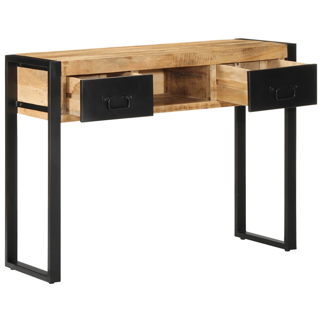 Console Table 100X35X75 Cm Solid Rough Wood Mango
