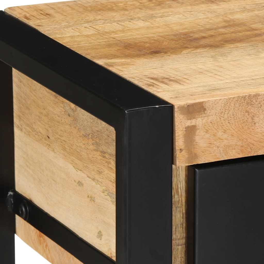 Console Table 100X35X75 Cm Solid Rough Wood Mango