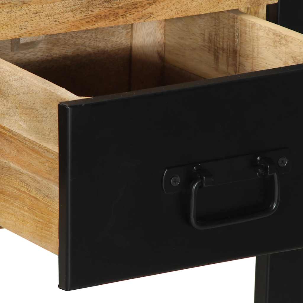 Console Table 100X35X75 Cm Solid Rough Wood Mango