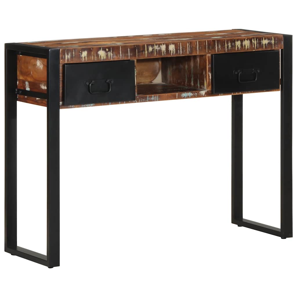 Console Table 100X35X75 Cm Solid Rough Wood Mango