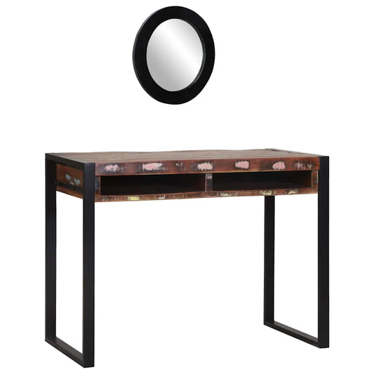 Dressing Table Multicolour 100 X 50 X 75 Cm Solid Reclaim Wood
