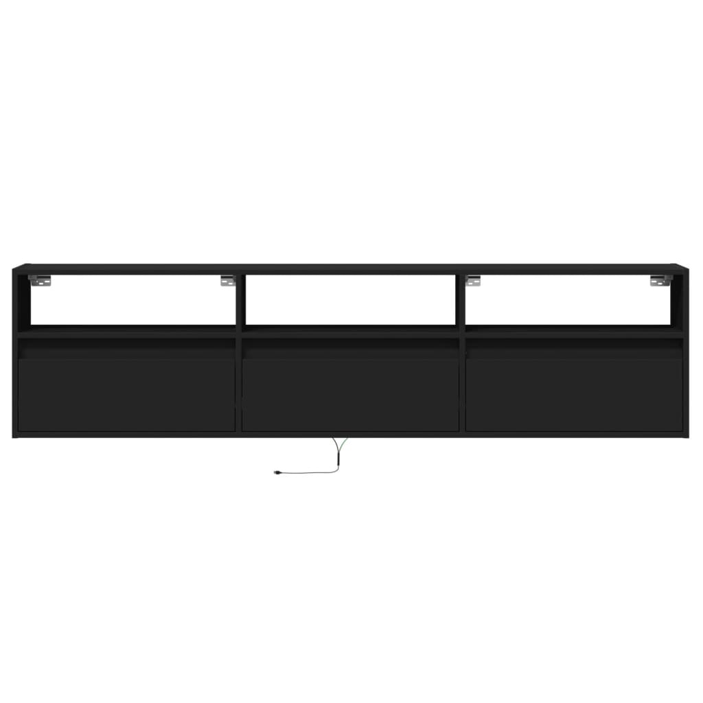 Tv Wall Cabinet With Led 180X31X45 Cm