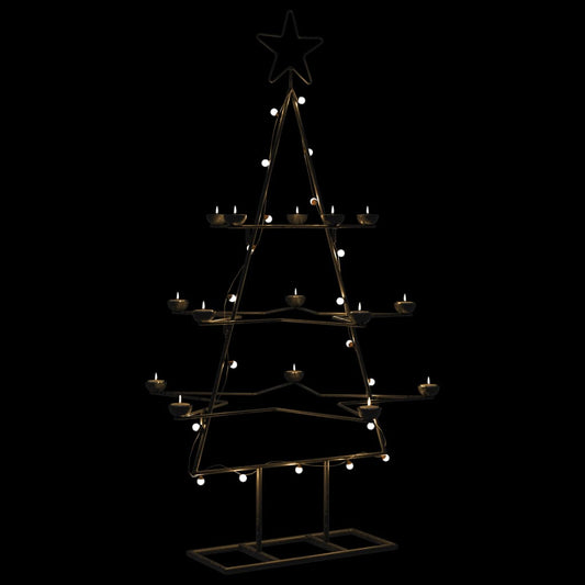 Metal Christmas Tree For Decoration Black