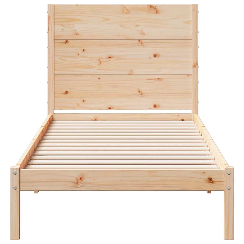 Extra Long Bed Frame Without Mattress Solid Wood