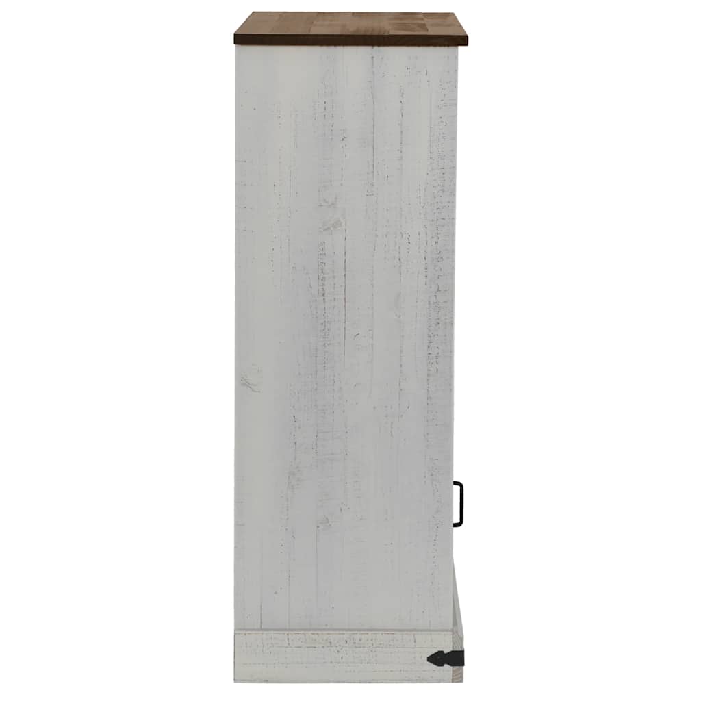 Wine Cabinet Halden With Wine Racks And Sliding Door Pine
