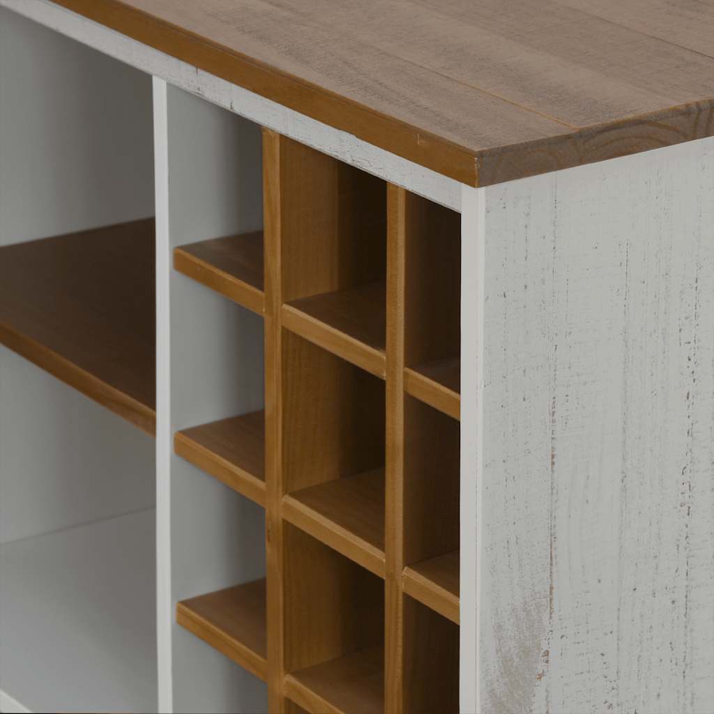 Wine Cabinet Halden With Wine Racks And Sliding Door Pine