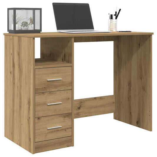Desk 102X76X50 Cm Engineered Wood