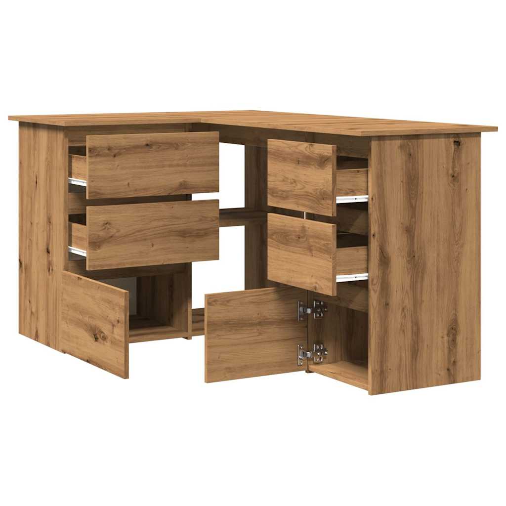 Corner Desk 145X100X76 Cm Engineered Wood