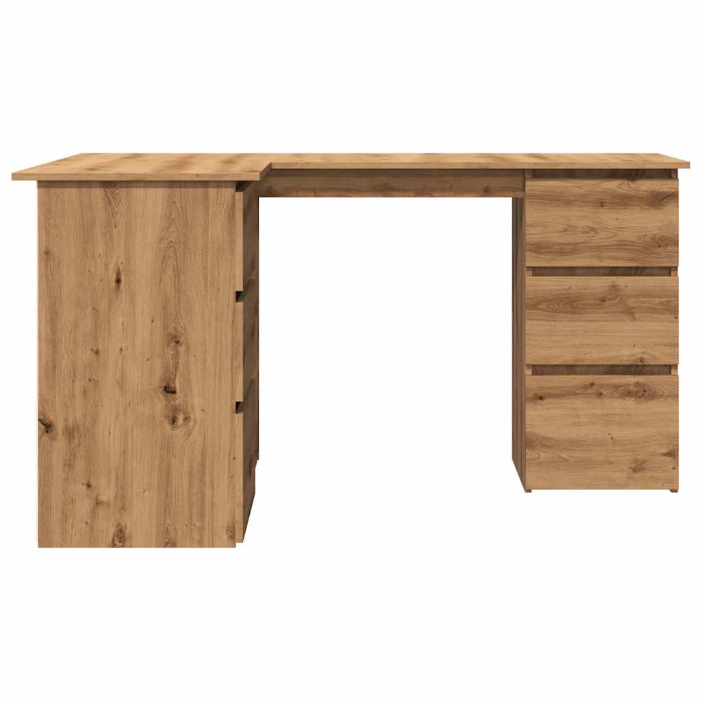 Corner Desk 145X100X76 Cm Engineered Wood