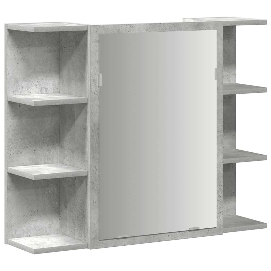 Bathroom Mirror Cabinet 80X20.5X64 Cm Engineered Wood