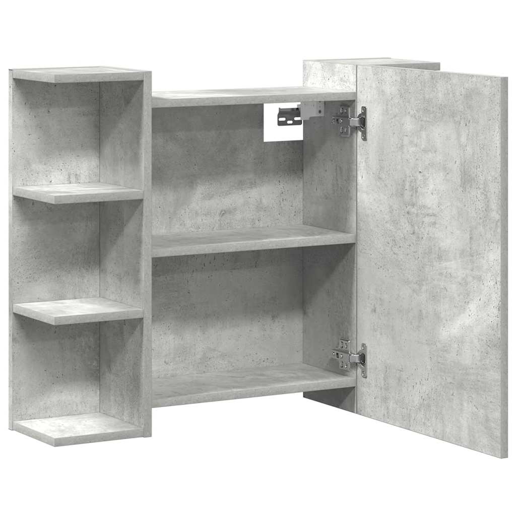Bathroom Mirror Cabinet 80X20.5X64 Cm Engineered Wood