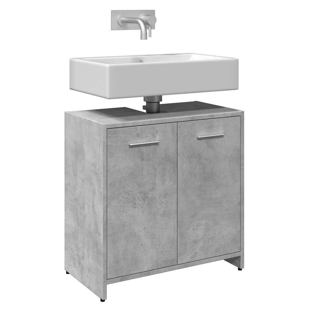 Bathroom Cabinet 60X33X60 Cm Engineered Wood