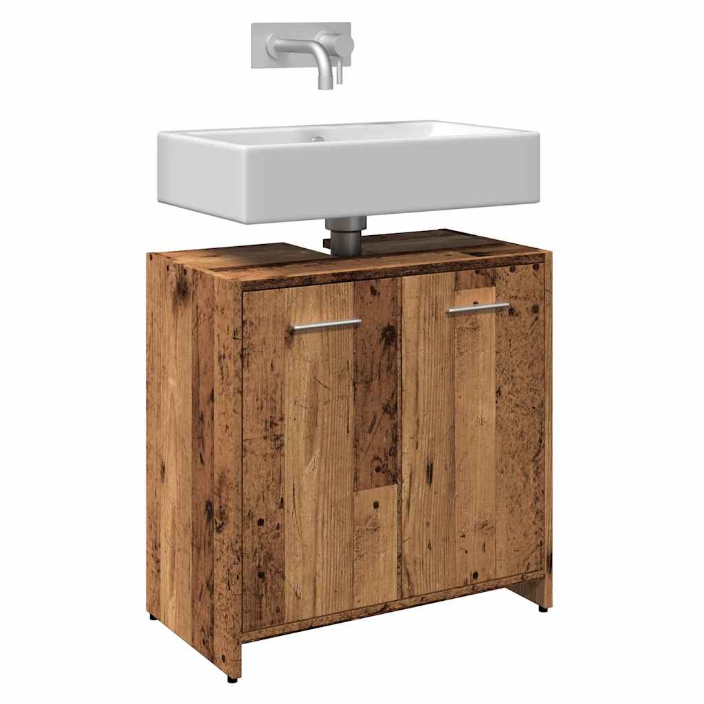 Bathroom Cabinet 60X33X60 Cm Engineered Wood