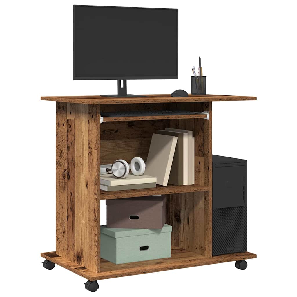 Computer Desk 80X50X75 Cm Engineered Wood