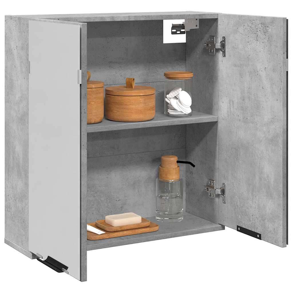 Bathroom Mirror Cabinet 64X20X66.5 Cm Engineered Wood
