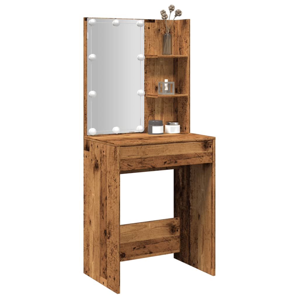 Dressing Table 60 X 40 X 140 Cm Engineered Wood