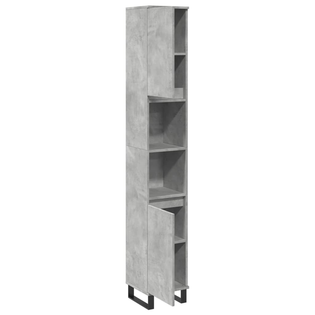 Bathroom Cabinet 30X30X190 Cm Engineered Wood