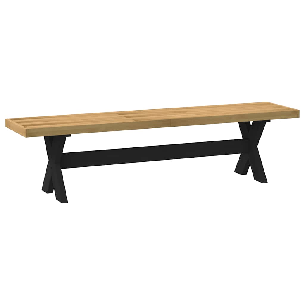 Dining Bench Noain A-Shaped Legs 180X40X45 Cm Solid Wood Pine