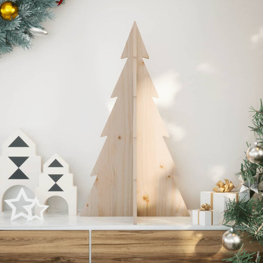 Wooden Christmas Tree For Decoration Solid Wood Pine