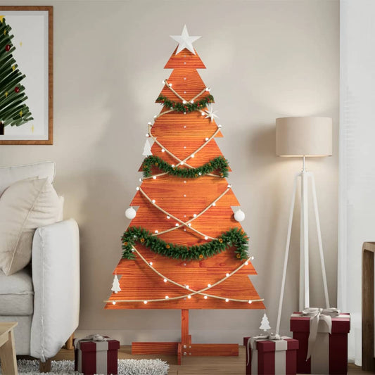 Wooden Christmas Tree For Decoration Solid Wood Pine