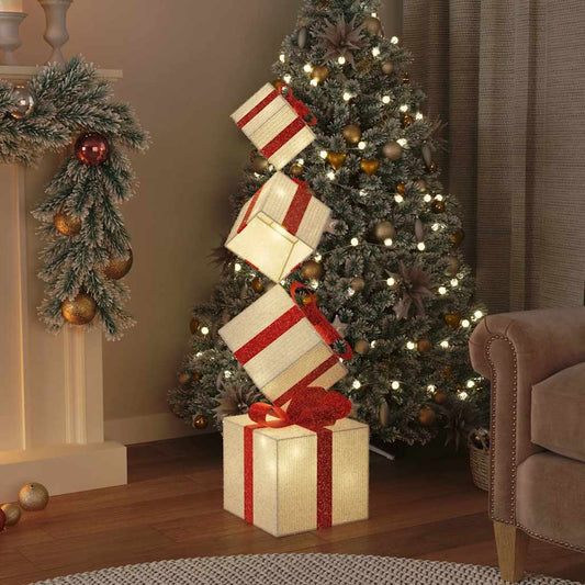 Christmas Decoration Gift Box 80 Leds Warm White
