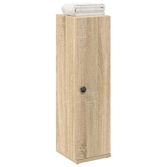 Bathroom Cabinet With Roll Holder 20.5X22X72 Cm