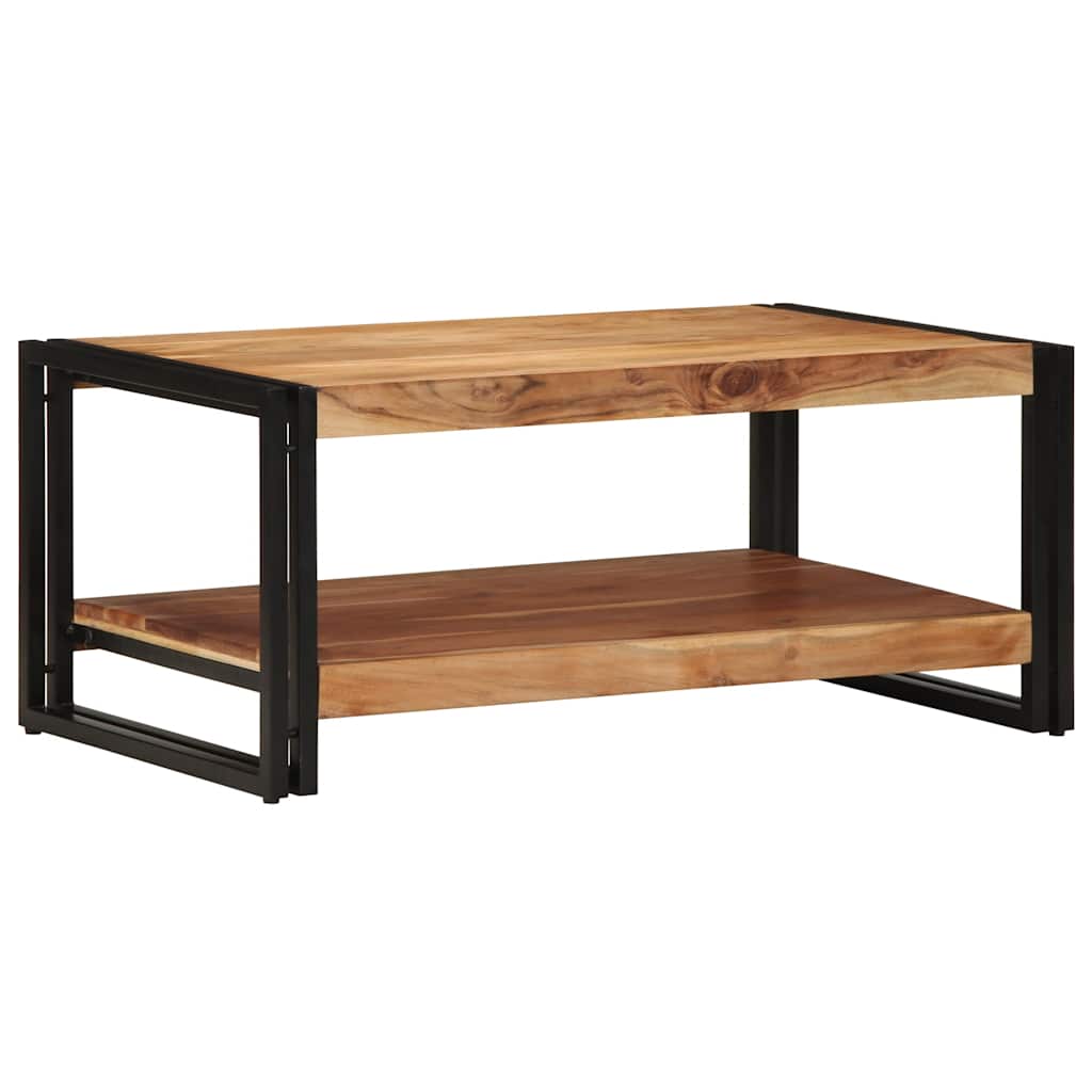 Coffee Table 90X50X38 Cm Solid Wood Acacia