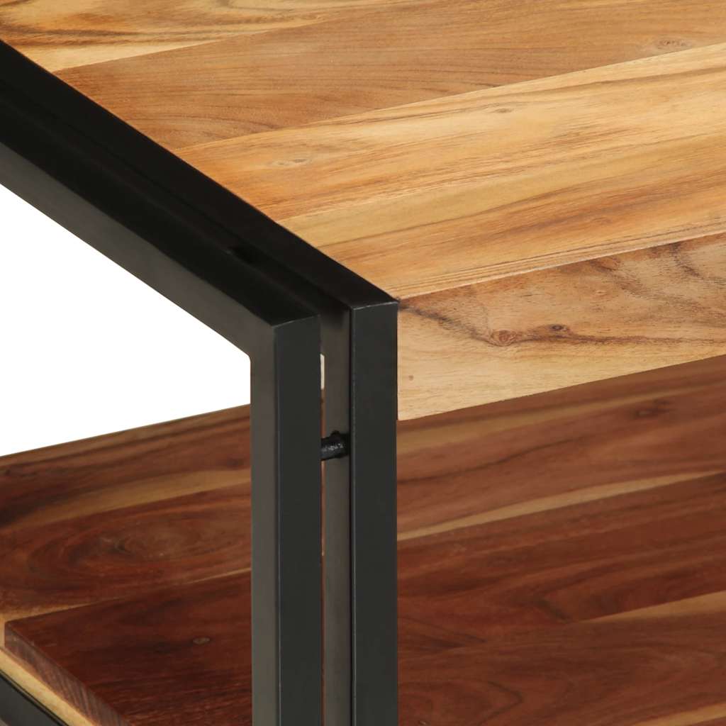 Coffee Table 90X50X38 Cm Solid Wood Acacia