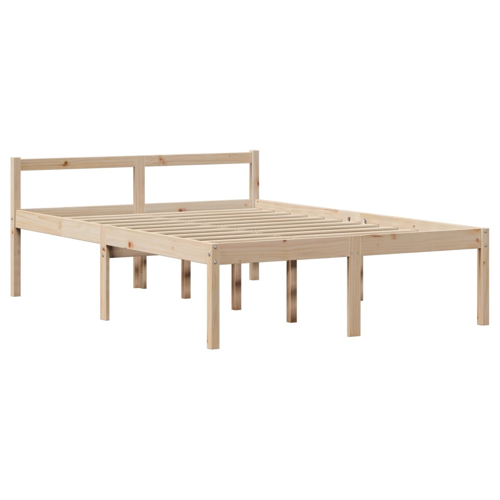 Bookcase Bed Without Mattress Small Double Solid Wood Pine