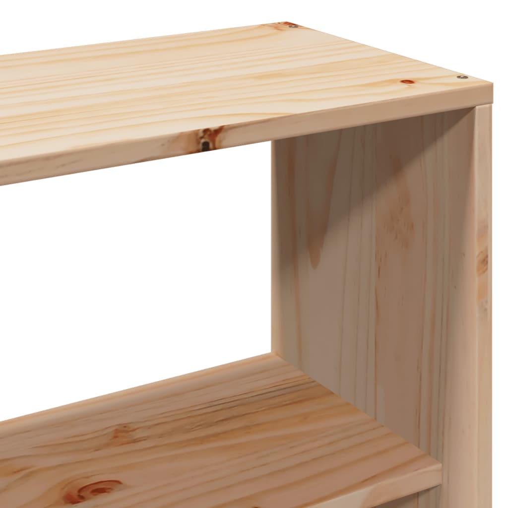 Bookcase Bed Without Mattress Small Double Solid Wood Pine
