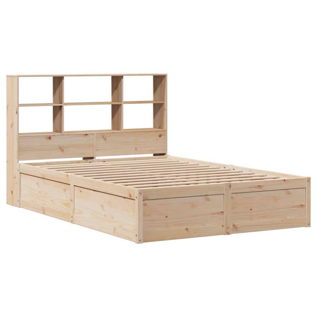 Bed Frame Without Mattress Solid Wood Pine