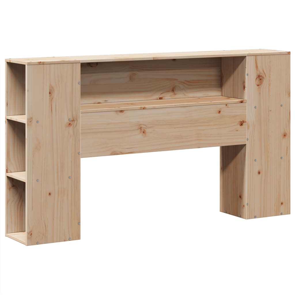 Bookcase Bed Without Mattress Solid Wood