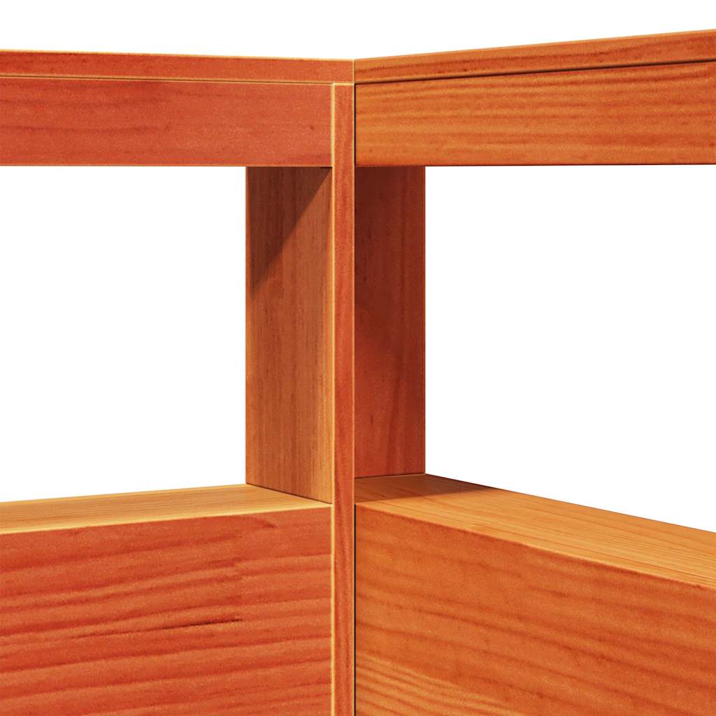 Bookcase Bed Without Mattress Solid Wood Pine
