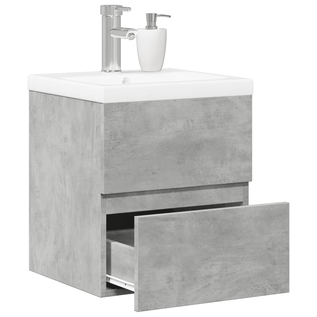 2 Piece Bathroom Furniture Set Engineered Wood