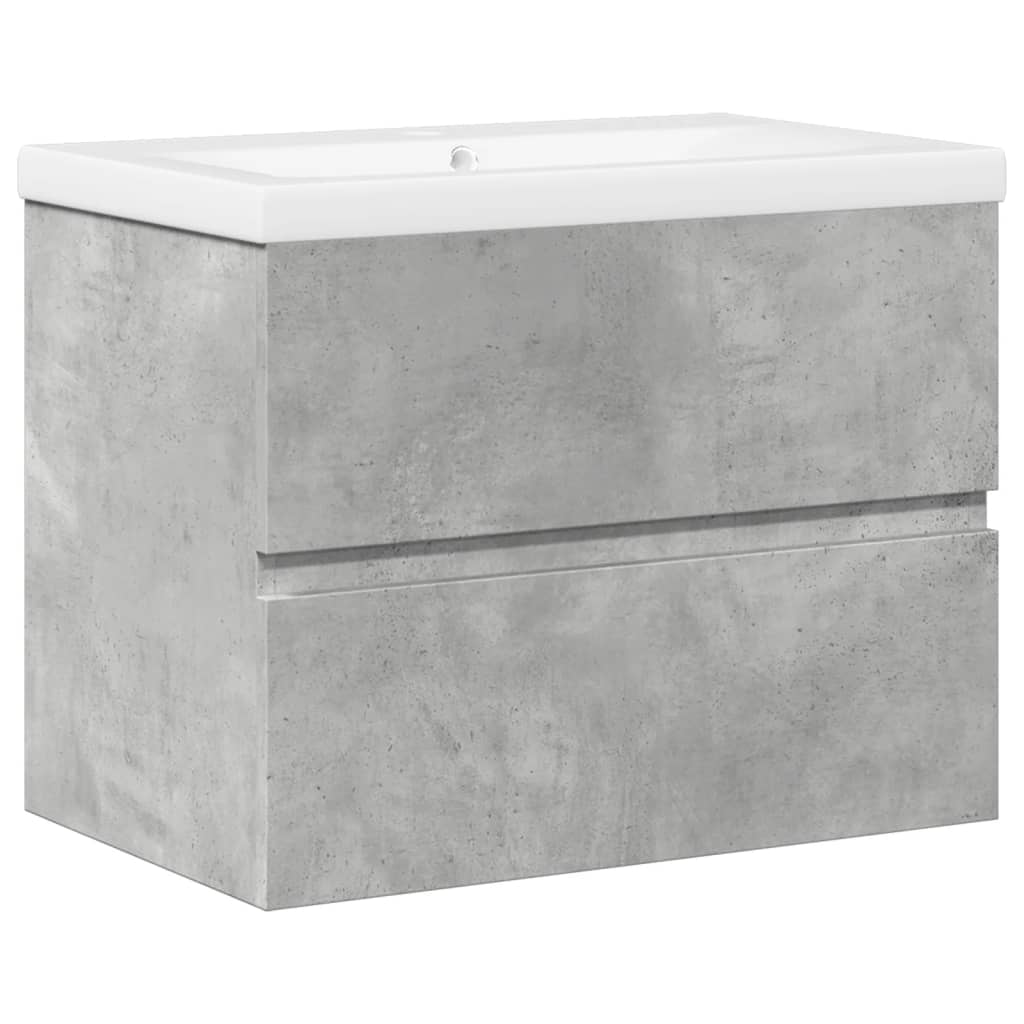 2 Piece Bathroom Furniture Set Engineered Wood