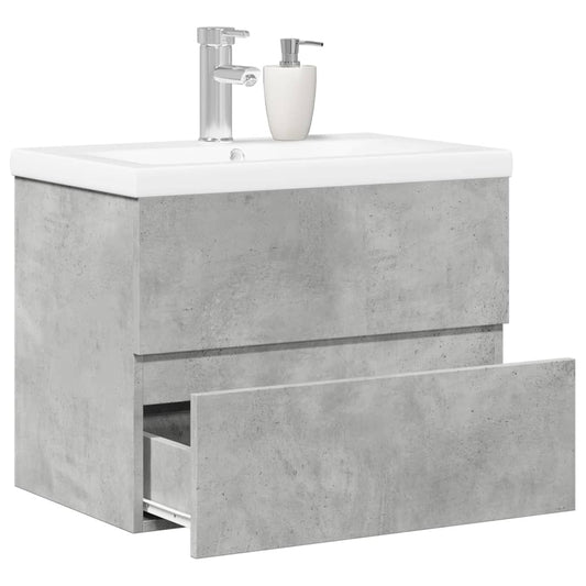 2 Piece Bathroom Furniture Set Engineered Wood