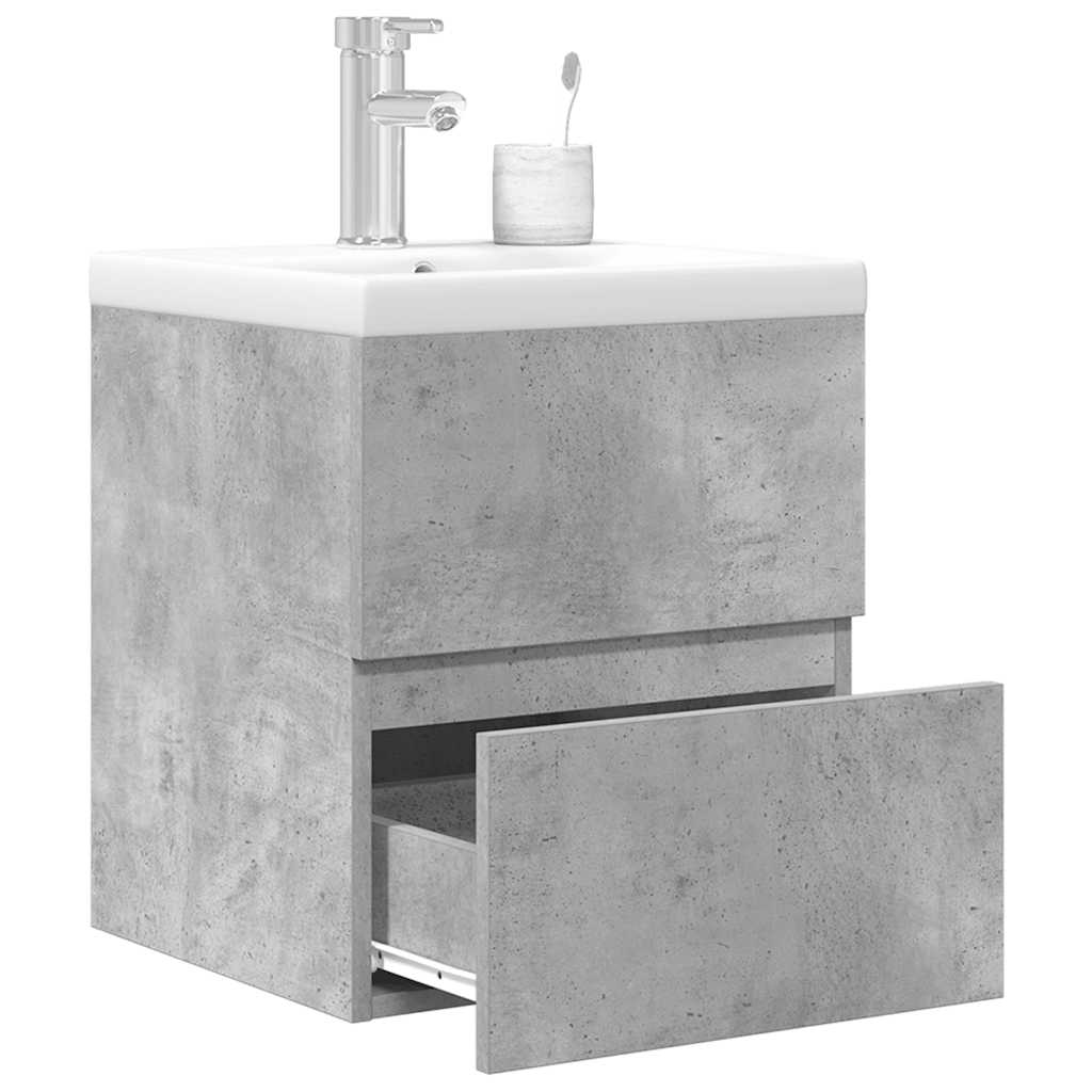 2 Piece Bathroom Furniture Set Engineered Wood