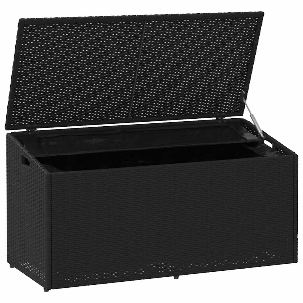 Garden Storage Box Poly Rattan