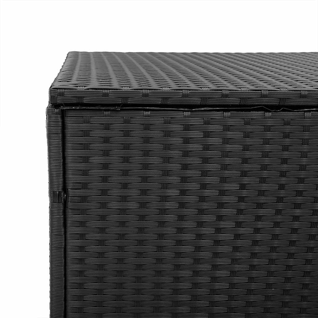 Garden Storage Box Poly Rattan