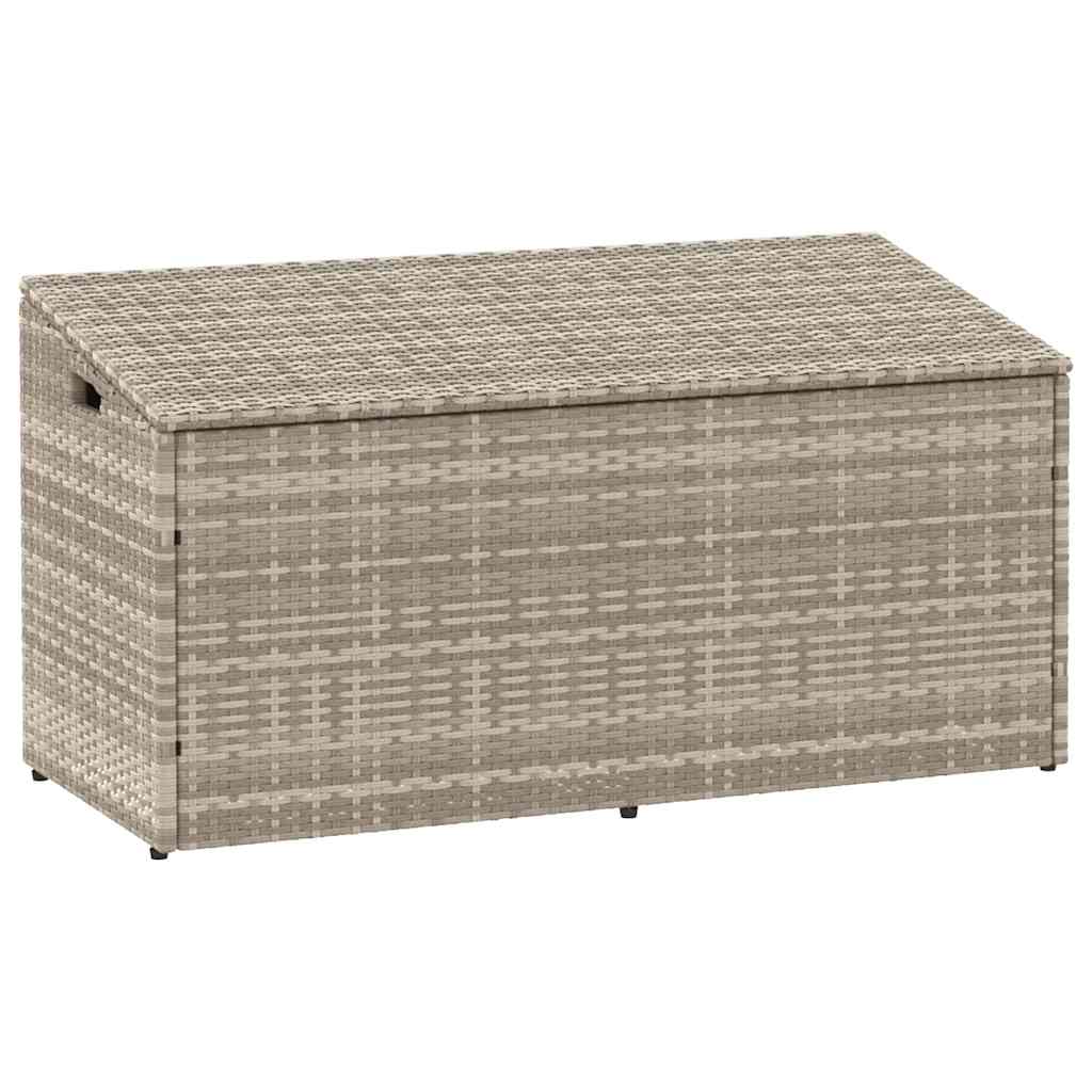Garden Storage Box Poly Rattan