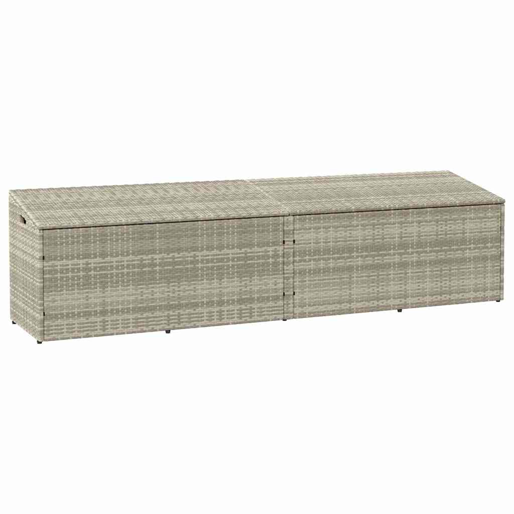Garden Storage Box Poly Rattan
