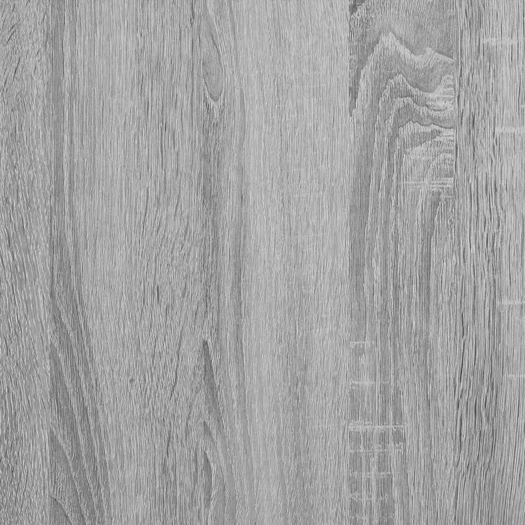 Bathroom Wall Cabinet With Mirror Grey Sonoma 60X21X60 Cm