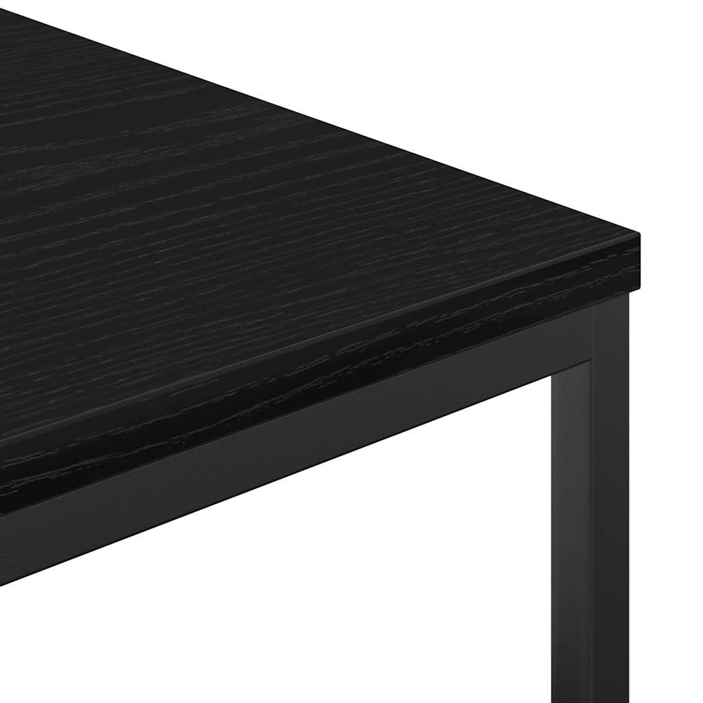 Bathroom Cabinet With Shelves Black Oak 76.5X35X95 Cm