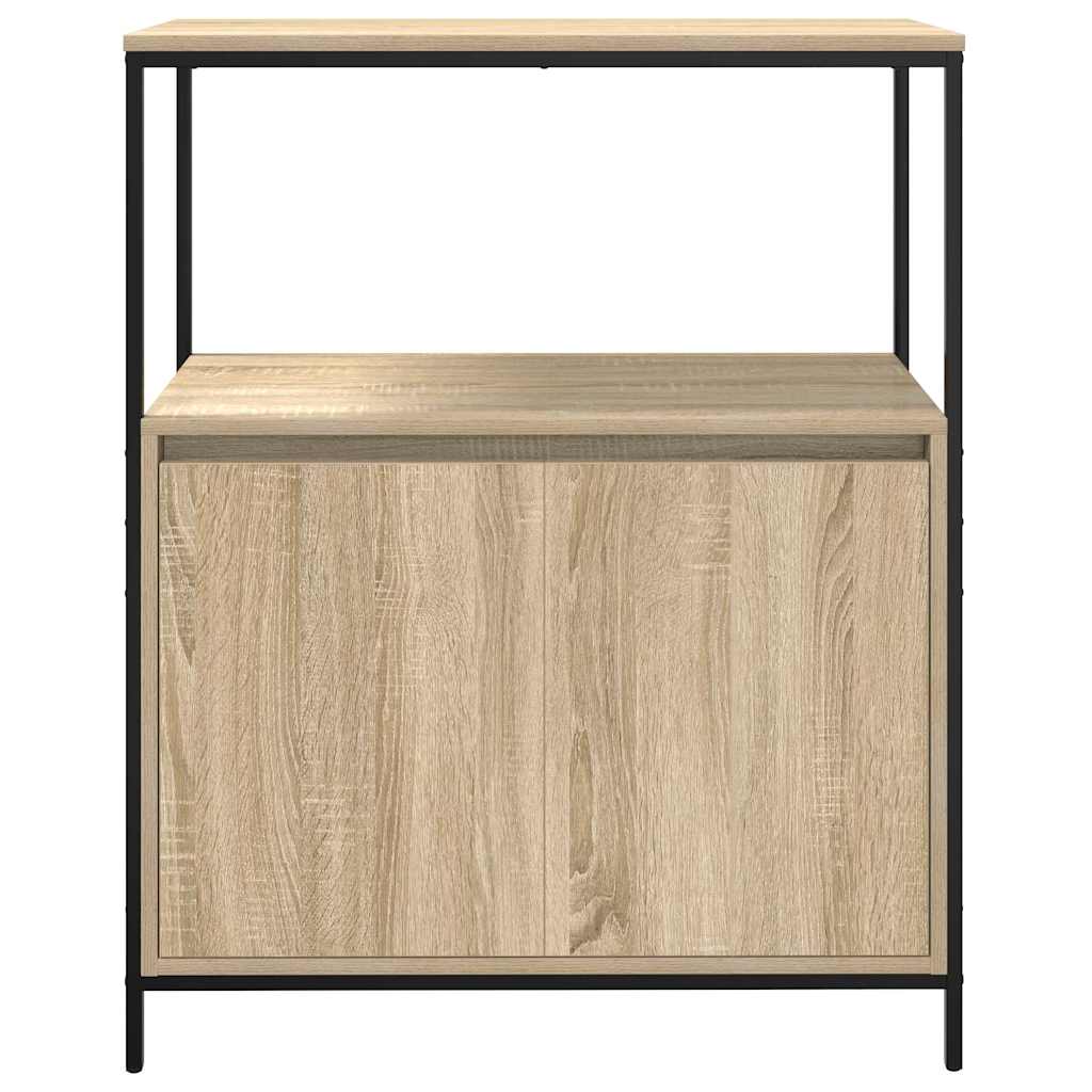 Bathroom Cabinet With Shelves Sonoma Oak 76.5X35X95 Cm