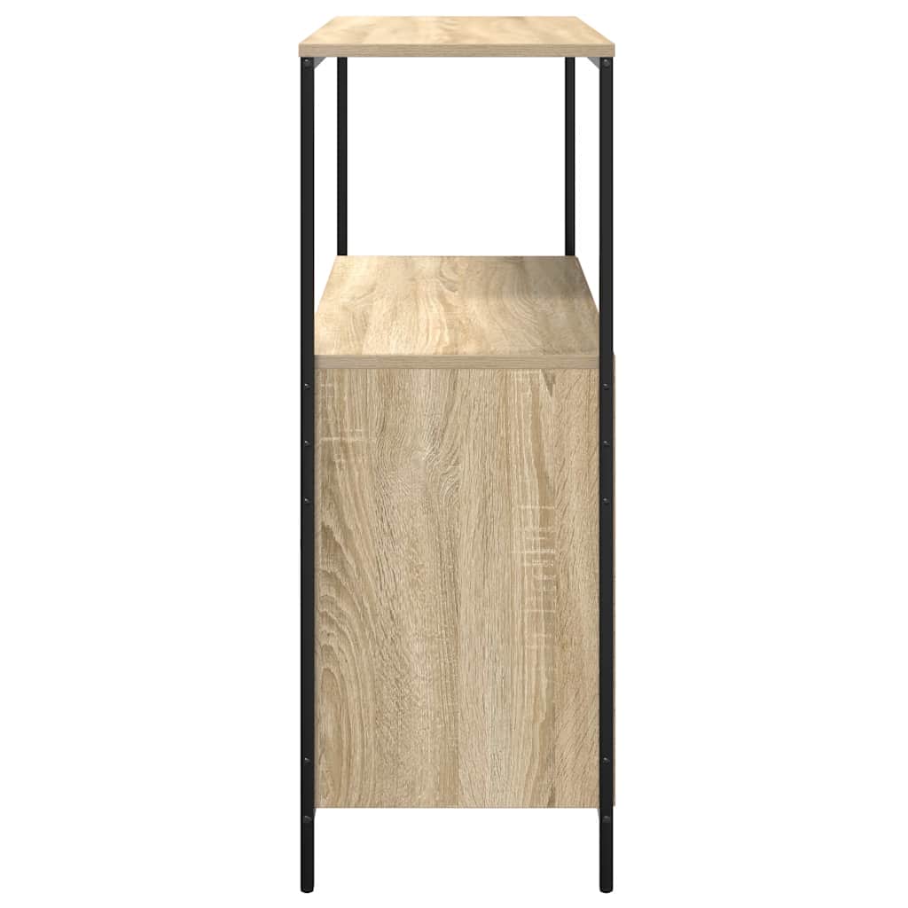Bathroom Cabinet With Shelves Sonoma Oak 76.5X35X95 Cm
