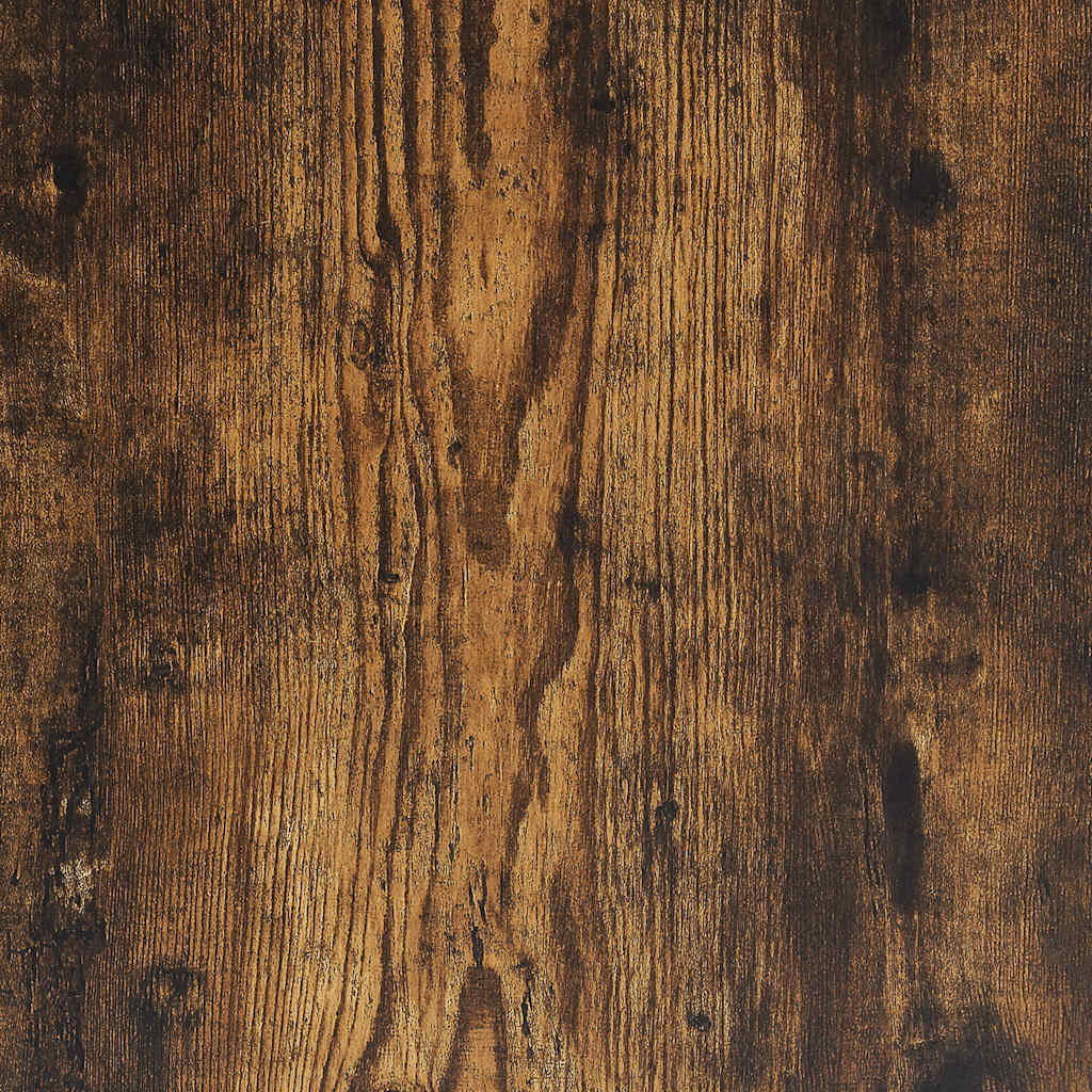 Bathroom Cabinet With Shelves Smoked Oak 76.5X35X95 Cm